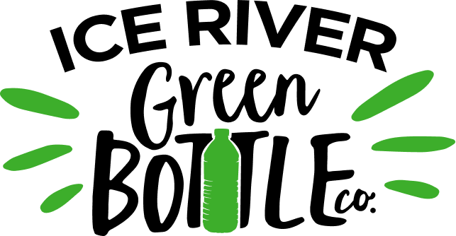 Ice River Green Bottle Co Logo