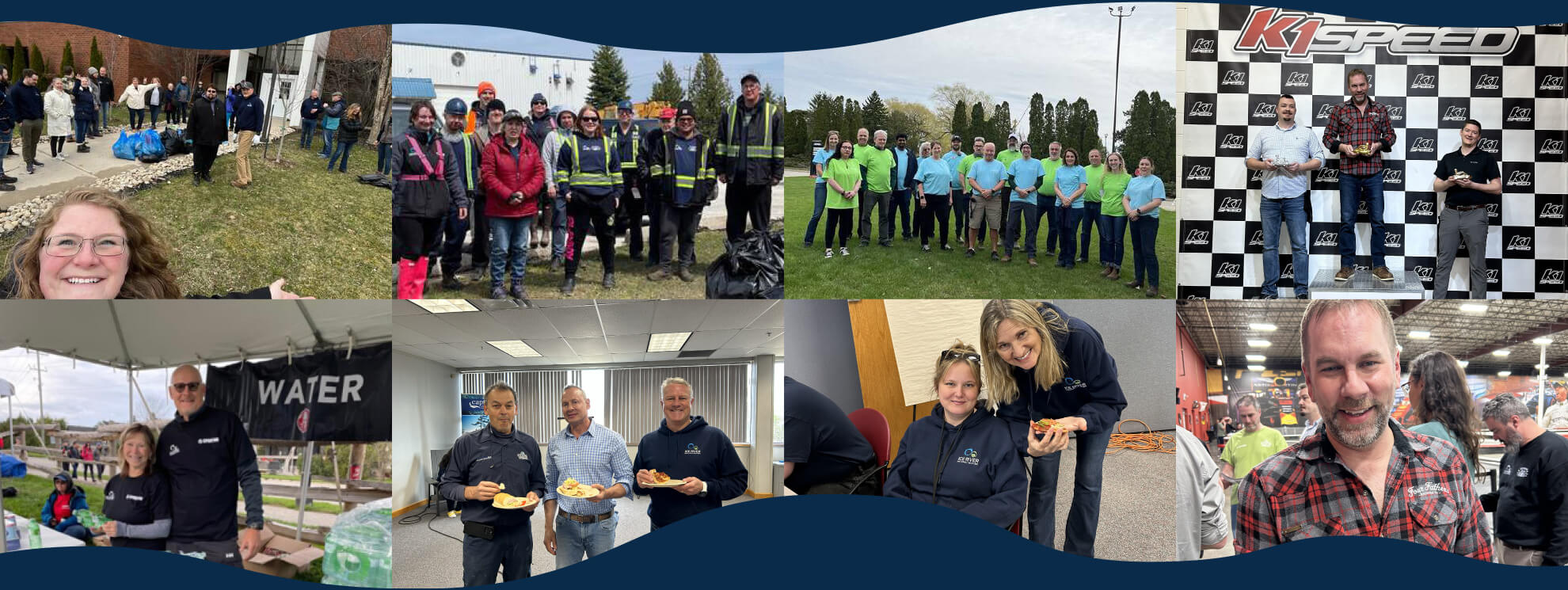 Photo Collage of Ice River staff at various company events