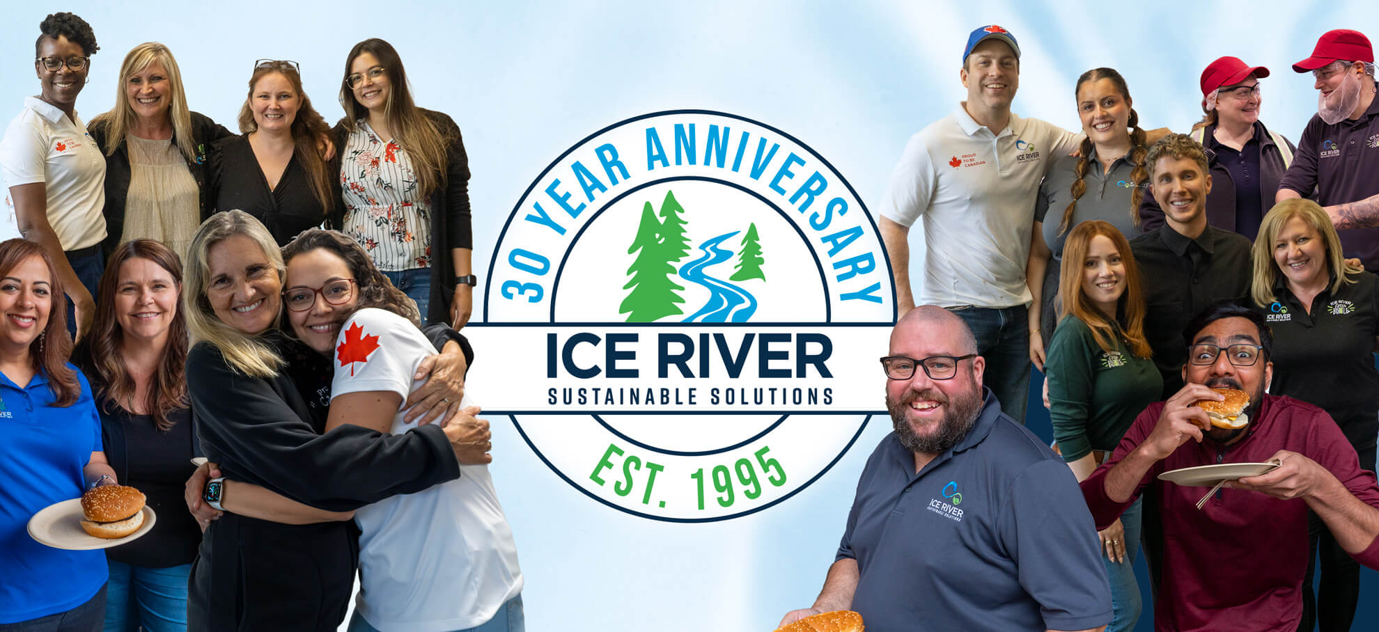 Photo Collage of Ice River staff at various company events