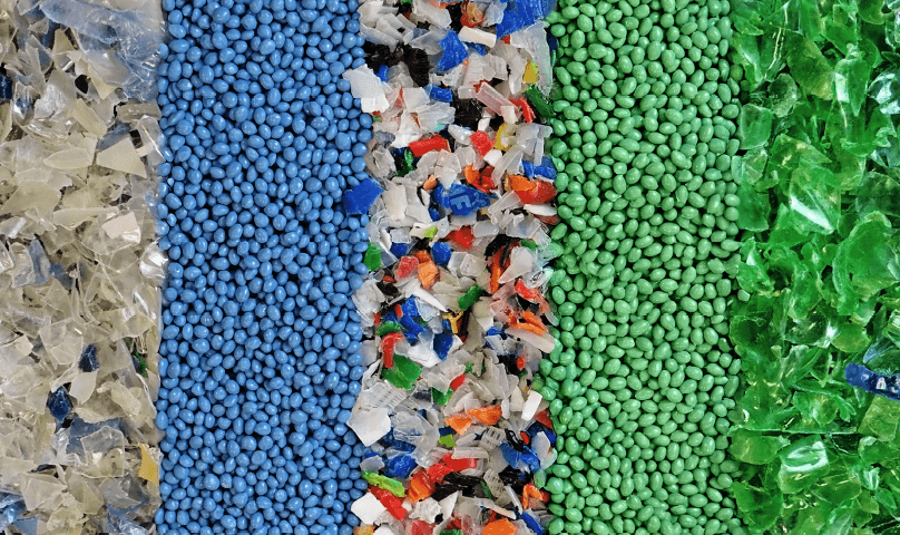 Various plastic pellets